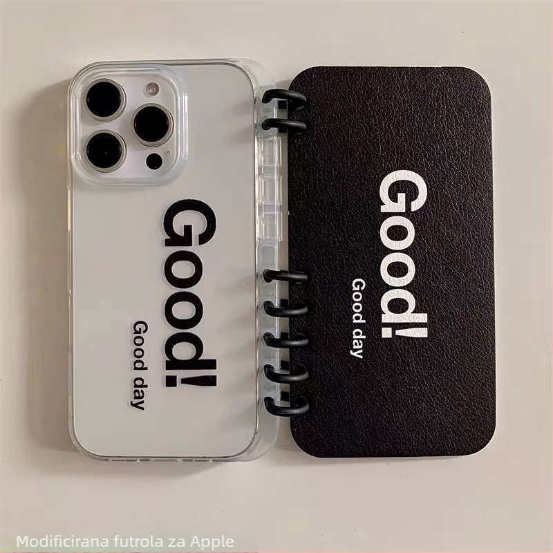 Pogodno za Apple XR do 15Pro, tip knjige, crno, englesko, XR do 13Pro, Ultimate Edition, futrola za mobitel