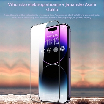 Vrhunska galvanizirana kaljena folija za Apple 17/16/15/14 Xun Glass 13 Promax zaštitna folija za ekran 12/11 Xr