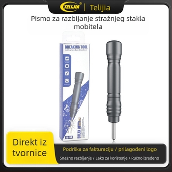 Rastavljanje stražnje školjke, zlatna olovka za pjeskarenje, artefakt udarca na zaslonu mobitela za staklenu stražnju masku Apple kamere