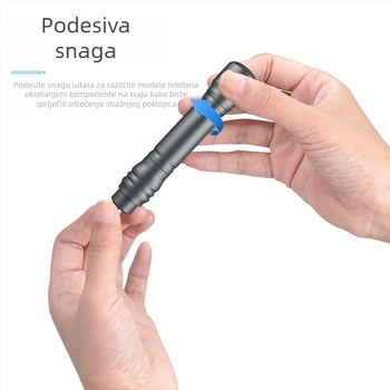 Rastavljanje stražnje školjke, zlatna olovka za pjeskarenje, artefakt udarca na zaslonu mobitela za staklenu stražnju masku Apple kamere