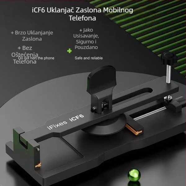 ✅ -ICF6 Alat za skidanje ekrana mobilnih telefona bez zagrijavanja s vakuumskom čašicom za otvaranje i rastavljanje ekrana mobilnih telefona