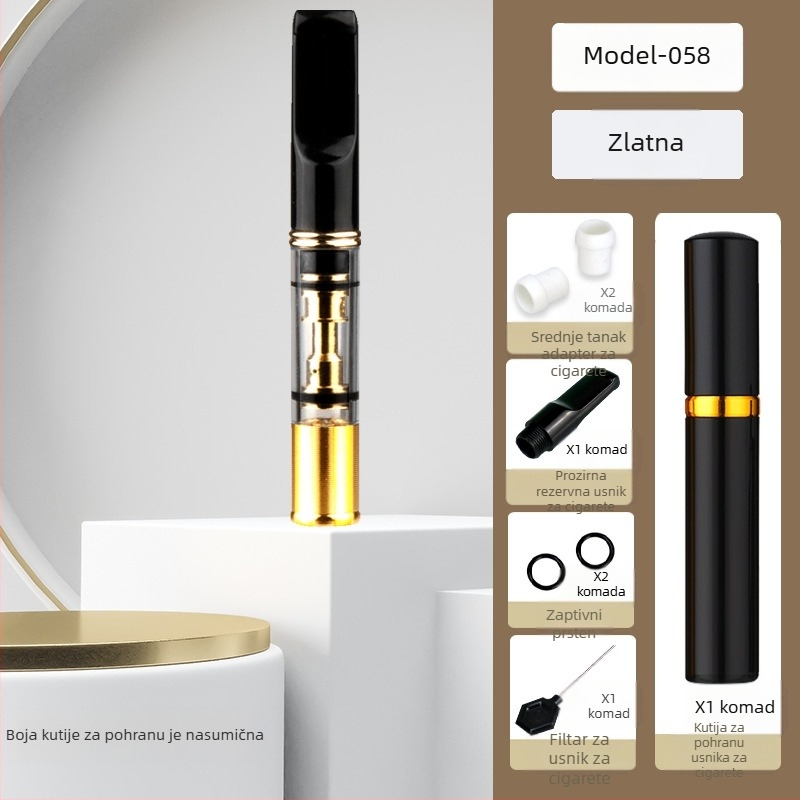 Yajue filter za držač cigareta, cirkulirajući tip, perivi filter, držač cigareta za muške cigarete, filter za pušenje, čistač cigareta YJ058