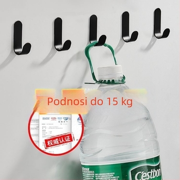 Kuka za vješalicu za odjeću, Kuka za odjeću bez bušenja iza vrata, Kuka za vješalicu za kupaonicu s ljepilom, Držač za slušalice