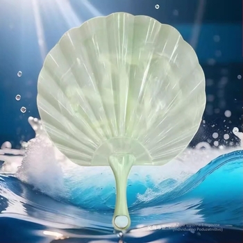 Ventilator od imitacije žada, uvećani, zadebljani, izdržljiv, super cool, drevni ventilator, ventilator od rogoza, prijenosni ručni ventilator, novi stil 2025.