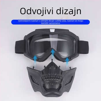 Vanjske terenske naočale, prekogranične motociklističke naočale, otporne na vjetar, pijesak, Harley naočale, skijaške naočale, vožnja na otvorenom, vjetrootporne naočale, maska