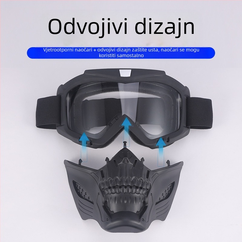 Vanjske terenske naočale, prekogranične motociklističke naočale, otporne na vjetar, pijesak, Harley naočale, skijaške naočale, vožnja na otvorenom, vjetrootporne naočale, maska