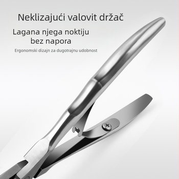 Kliješta Cross-Border Eagle-Beak s valovitom drškom, kliješta od nehrđajućeg čelika s ravnim utorima za nokte, kliješta Eagle-Beak, kliješta za zanoktice, kliješta za uklanjanje svrdla, set za manikuru