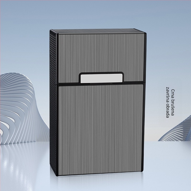 Kutija za cigarete 20 komada, otporna na pritisak i vlagu, kreativno novo lasersko graviranje, oglašavanje, muški pokloni velikog kapaciteta, veleprodaja tvornice