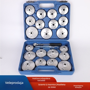 Kućanski prijenosni ključ za rešetku za ulje, ključ za filter, poklopac ključa za filter ulja, proizvođači alata za izmjenu ulja na veliko