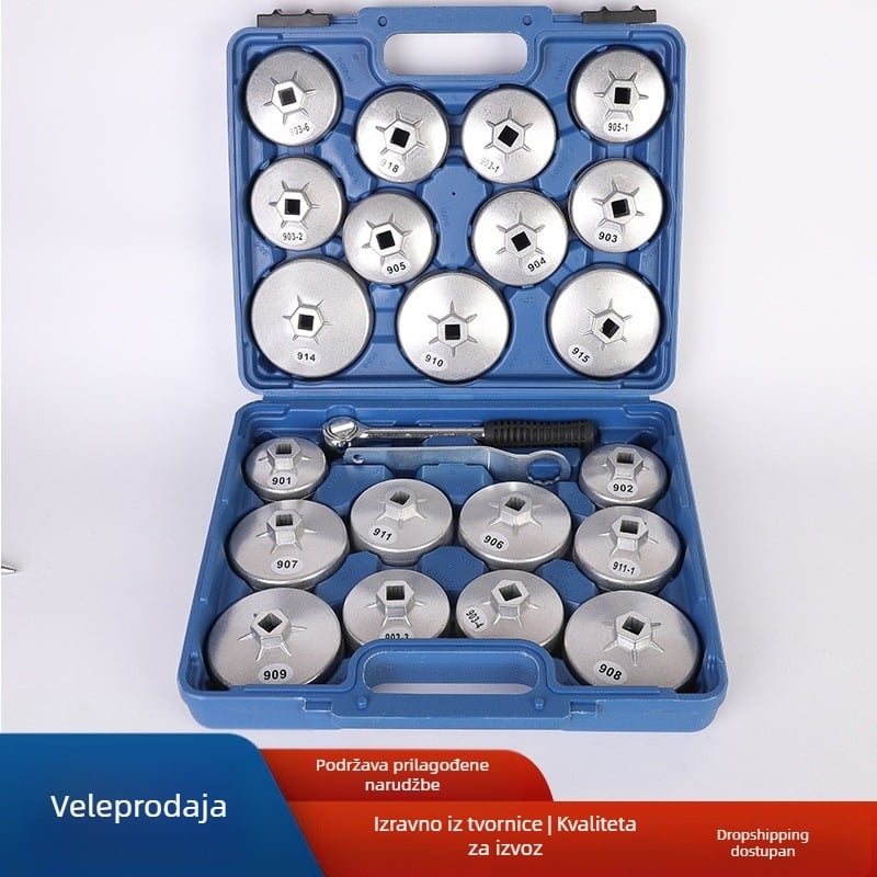 Kućanski prijenosni ključ za rešetku za ulje, ključ za filter, poklopac ključa za filter ulja, proizvođači alata za izmjenu ulja na veliko