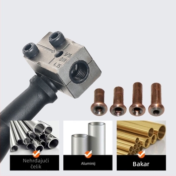 Alat za proširivanje uljne cijevi kočnica, cijevi klima uređaja, gljivasta glava, alat za popravak automobila, gljivasta glava kočnica 4,75 mm