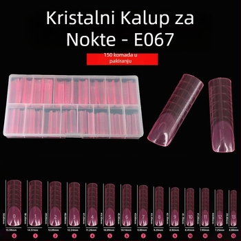 Vruća 150 ružičasta traper oklop s ravnom glavom, kristalni oklop, ekstenzije, oklop za fototerapiju, umjetni nokti, prekogranična manikura