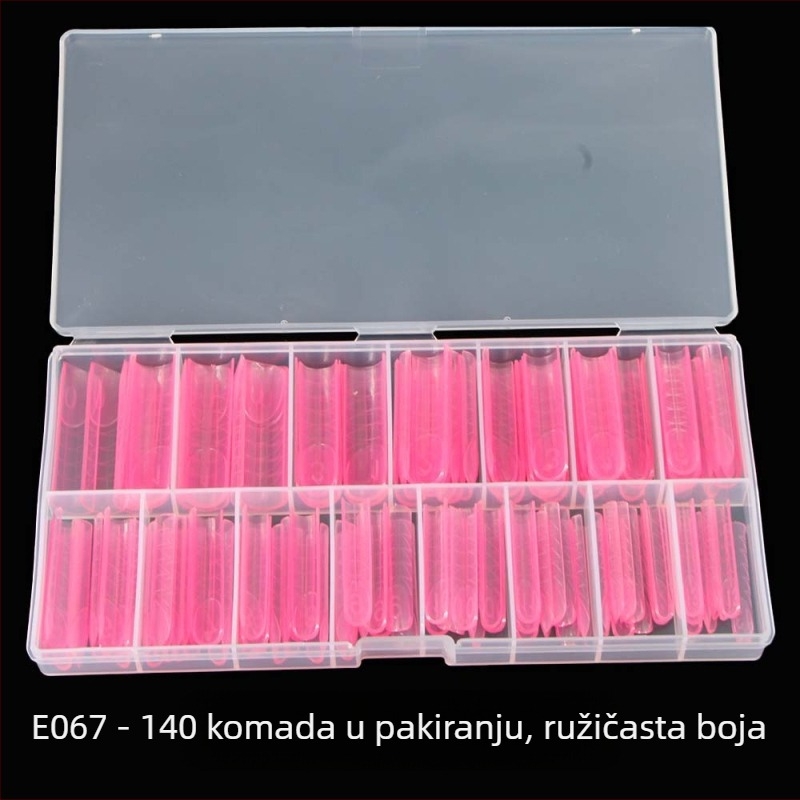 Vruća 150 ružičasta traper oklop s ravnom glavom, kristalni oklop, ekstenzije, oklop za fototerapiju, umjetni nokti, prekogranična manikura