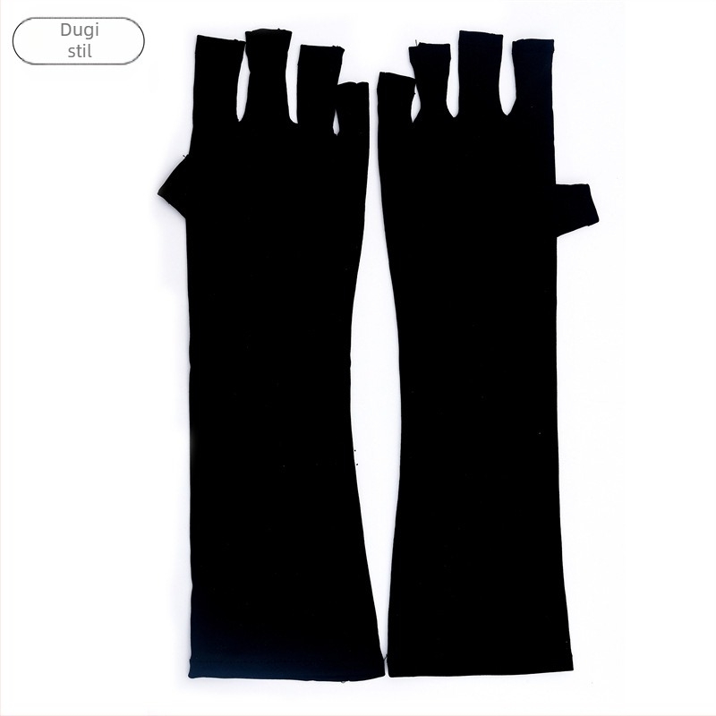 Crne rukavice za nail art, anti-ultraljubičaste, anti-iluminacijske, aparat za tamnjenje, fototerapija, pečenje, crna lampa za pečenje, blokiranje, Dew fingers Special