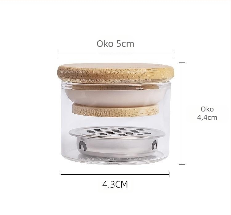 Nova čašica za pranje noktiju s poklopcem filtera, kristalna čašica, olovka za čišćenje laka za nokte, specijalni alati za veleprodaju