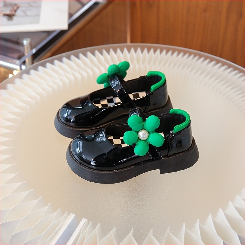 Proljeće i jesen 2025. Nove korejske kožne cipele za djevojčice, modne cipele za princeze za male djevojčice, retro cipele Mary Jane s mekim potplatom