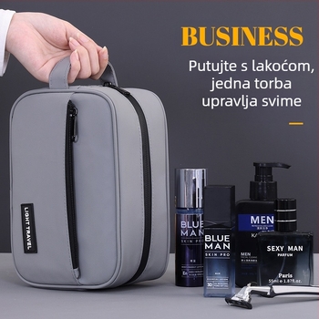 Prekogranična vruća putna muška torba za toaletni pribor, prijenosna višenamjenska prijenosna vodootporna torba za pohranu kozmetike velikog kapaciteta