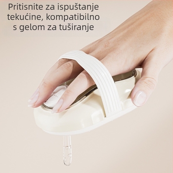 Prekogranično kućno pilingiranje kupke, uklanjanje mrtve kože, trljanje blata, četka za kupanje s tekućinom za specijalnu prešu, višenamjenski masažni piling za kupku s dodatkom tekućine
