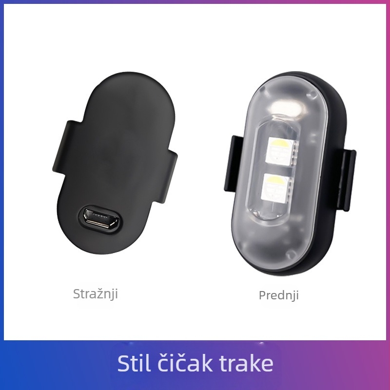 Bežični daljinski upravljač za zrakoplovno svjetlo, automobil, motocikl, univerzalno šareno treperavo svjetlo upozorenja, punjenje pilotskog svjetla bespilotne letjelice