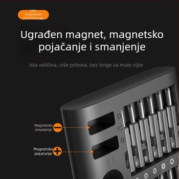 Novi S2 precizni ručni šesterokutni višenamjenski odvijač s križnom glavom, alati za popravak mobilnih telefona