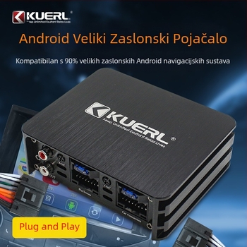 Tvornica veleprodaje modifikacije auto audio sustava, plug and play bez gubitaka, 4-kanalno 6-kanalno Android DSP pojačalo snage s velikim zaslonom