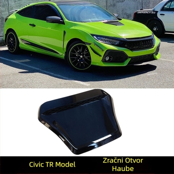 Pogodno za Civic modifikaciju Ukras za izlaz zraka nape TR model Pasta za ukras za ulaz zraka nape
