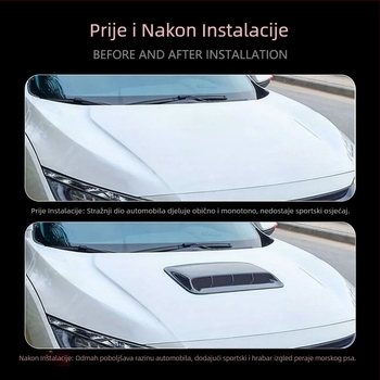 Proizvođač isporučuje personaliziranu dekoraciju za ventilacijski otvor za automobil u obliku lista, modifikaciju naljepnice za ventilacijski otvor za automobil