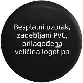 Tvornički poklopac za rezervnu gumu automobila, PVC koža, SUV, kamion, terensko vozilo, kamper, vanjska navlaka za gume, čisto crni poklopac za kotače