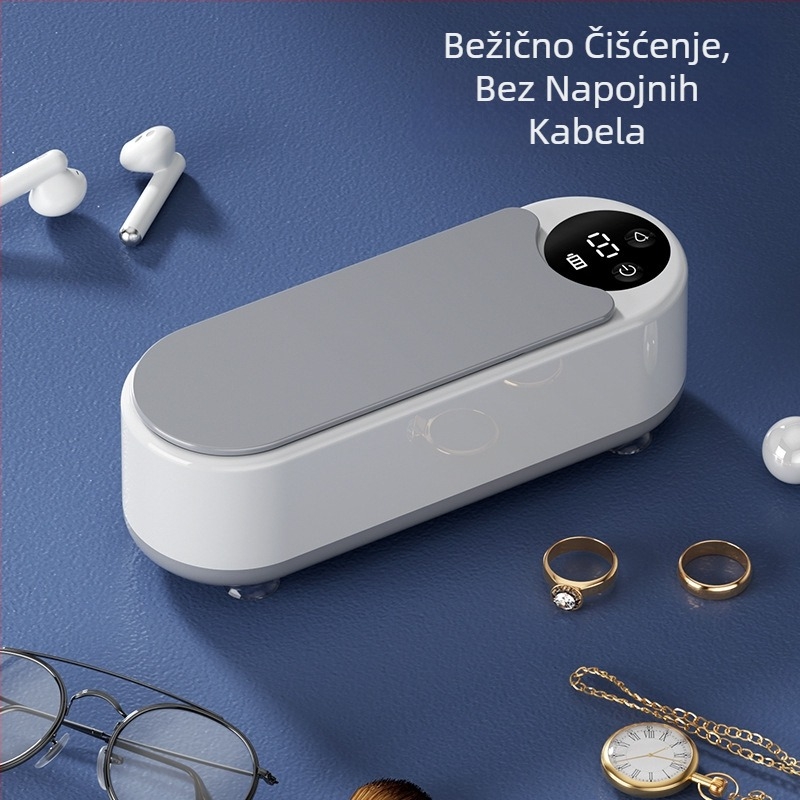 Ultrazvučni stroj za čišćenje naočala, kutija za čišćenje kućanstva, mali sat, nakit, kontaktne leće, aparatić za zube, automatsko sterilizacijsko sredstvo za čišćenje