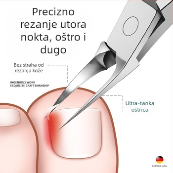 Nove škare za nokte, posebne škare za nokte, kosi produžetak za usta, kliješta za urasli nokat, upala nokta na nozi, pedikura, škare za nokte