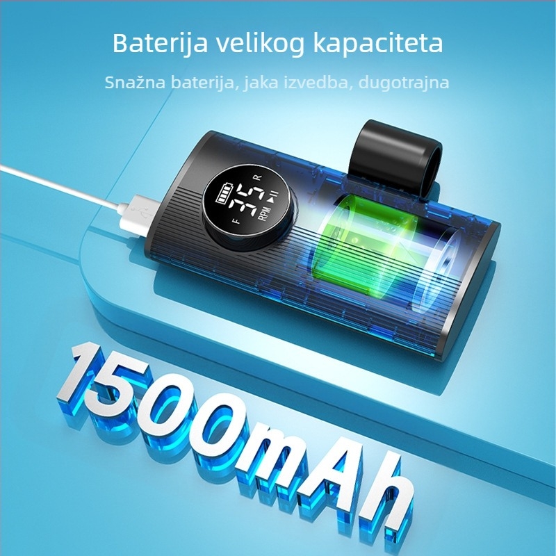 Power Bank, višenamjenski alat za poliranje noktiju, poliranje i uklanjanje laka za nokte i uklanjanje mrtve kože, punjivi prijenosni višenamjenski alat za manikuru