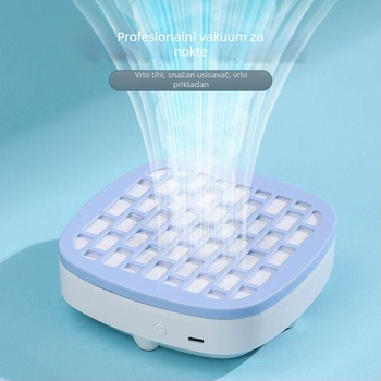 Visoko usisni tihi usisavač za poliranje noktiju, prijenosni usisavač za nokte, poseban mali sakupljač prašine za uklanjanje noktiju