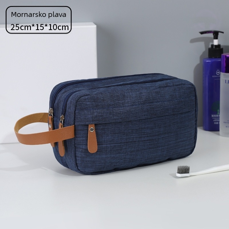 Kationska putna torba za pohranu, razdvojena torba za toaletni pribor, prijenosna kozmetička torba velikog kapaciteta za muškarce, poslovna putovanja