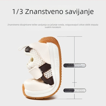 Dječje sandale, muške ljetne cipele za malu djecu od 0 do 2 godine, neklizajuće cipele s mekim dnom, mrežaste cipele za dojenčad, ženske funkcionalne cipele