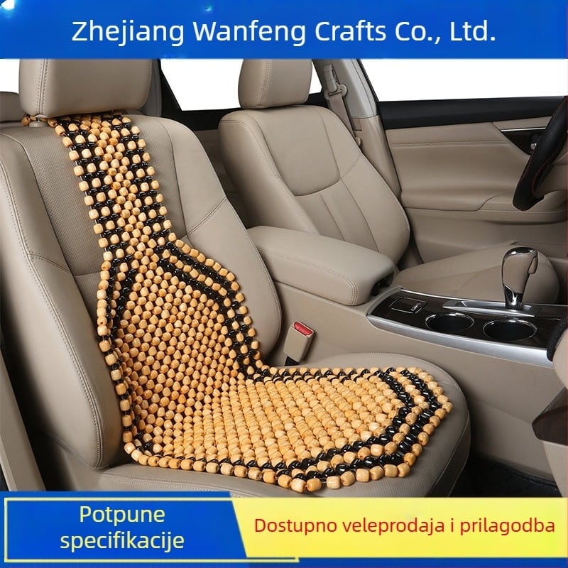 Ljetni drveni jastučić za hlađenje za viličar, veliki kamion, ventilirani kombi, traktor, automobil, ljetni jastuk za sjedalo, prozračni