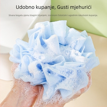 Izravna opskrba tvornice može staviti sapun pe kupka trljajuća kugla za kupku može se objesiti mekana upijajuća pjenasta mreža