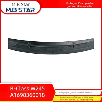 Odgovara za Mercedes-Benz B-klasu W245 ploču za skupljanje vode, stari model haube, izlaz zraka 1698300275/0375 1698360018m