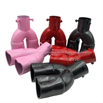 Izvorni proizvođači automobila modificirani dvostruki ispušni prigušivač, ljubavni rep, grlo, srce, 63 mm prekogranične eksplozije, ispušna cijev