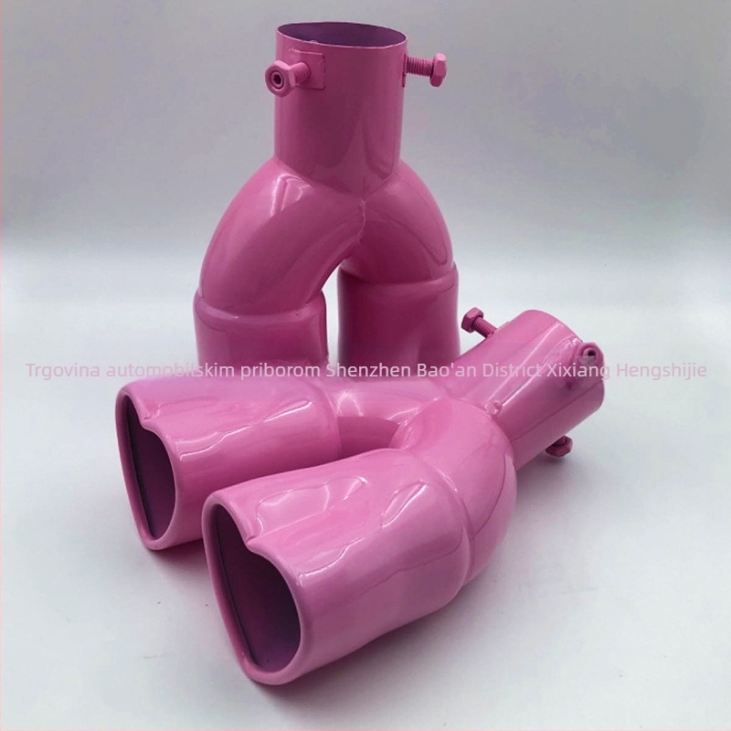 Izvorni proizvođači automobila modificirani dvostruki ispušni prigušivač, ljubavni rep, grlo, srce, 63 mm prekogranične eksplozije, ispušna cijev