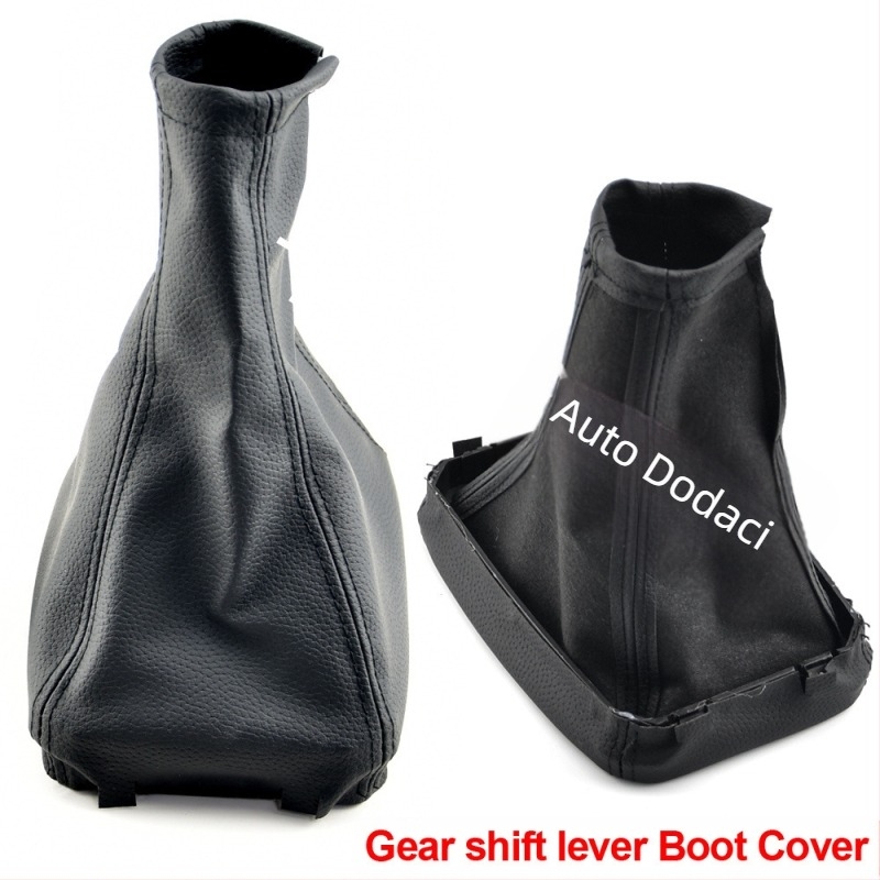 Pogodno za ručicu mjenjača u automobilu Opel CORSA, rukometnu, šivanu kožnu navlaku za glavu mjenjača.