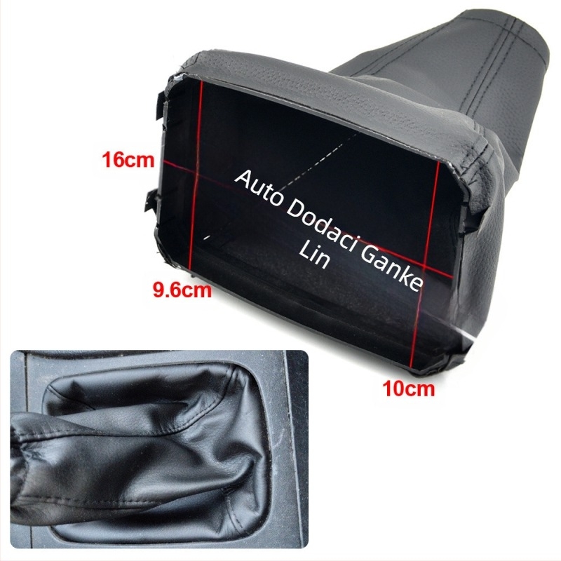 Pogodno za ručicu mjenjača u automobilu Opel CORSA, rukometnu, šivanu kožnu navlaku za glavu mjenjača.