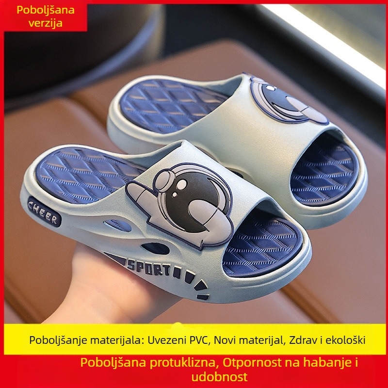 Dječje sandale i papuče za roditelje i djecu s mekim dnom, nove ljetne crtane cipele za odrasle, neklizajuće za kućnu kupku, kupaonicu, osjećaj na otvorenom