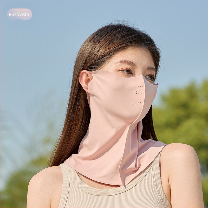 Yansen maska za zaštitu od sunca, maska za cijelo lice, stražnji dio vrata, Ice Silk 5D stereo maska za zaštitu od sunca, anti-UV, biciklistička