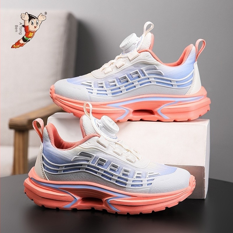 Nove dječje tenisice za dječake iz 2025. s rotirajućom kopčom, mrežaste, prozračne, neklizajuće, mekane, lagane, neklizajuće