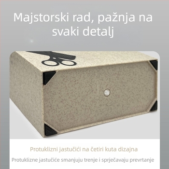 Alati za kosu i nokte, plastična kutija za pohranu, frizerski salon, brijačnica, stilist za kosu, kreativne stolne škare, utičnica