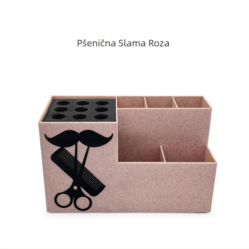 Alati za kosu i nokte, plastična kutija za pohranu, frizerski salon, brijačnica, stilist za kosu, kreativne stolne škare, utičnica