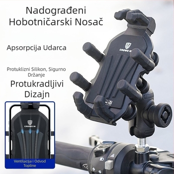 Nosač za mobitel H5X za motocikl, amortizacija udaraca, protuprovalna zaštita, br. 9, dostava električnih vozila