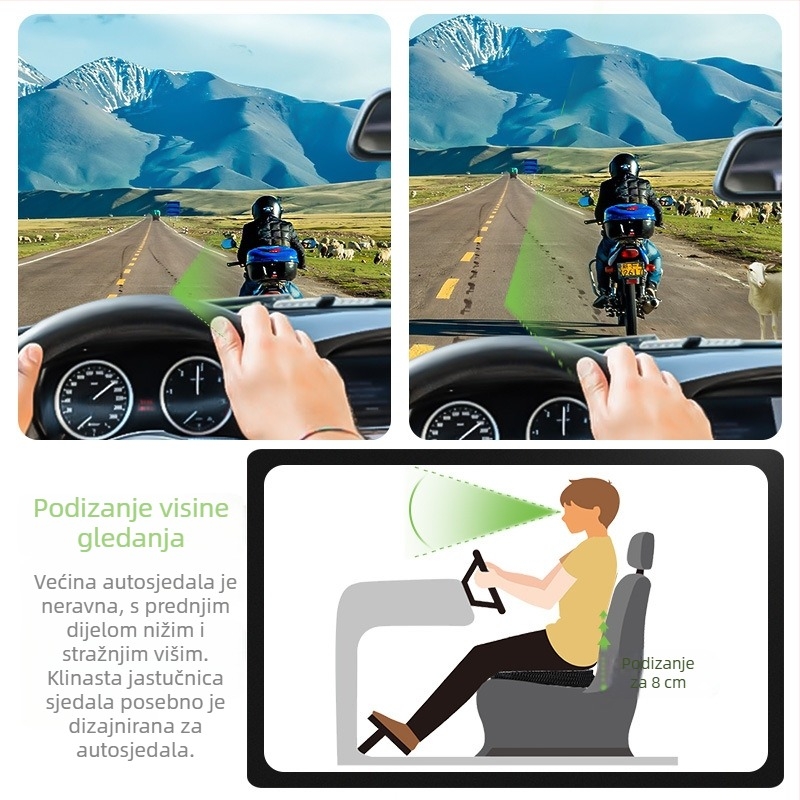 Jastuk za sjedenje u automobilu od memorijske pjene, opći, za studente, jastuk za stražnjicu, uredski jastuk za kućnu stolicu, prekogranična veleprodaja