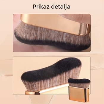 Valoviti kist za podlogu, bez tragova, bez jedenja, kist za puder, lagani kist za nanošenje hidratantne kreme, kist za tijelo, internet crveni