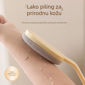 Četka za kupanje s dugom drškom za ribanje i čišćenje, pogodna za muškarce i žene